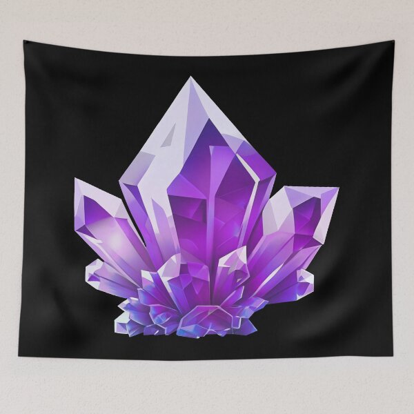 Item preview, Crystal Cluster Purple Aesthetic Gem: The Crystal Collection designed and sold by Carter Schmidt.
