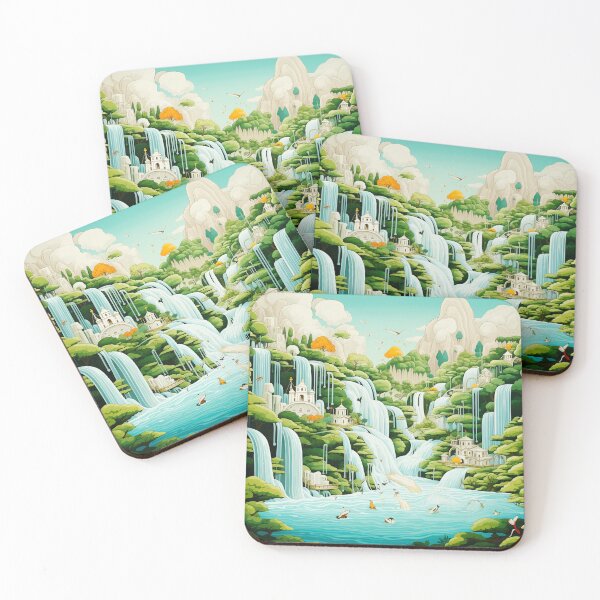 Item preview, Cascadia Haven: The Waterfall Village designed and sold by dungeonwarriors.
