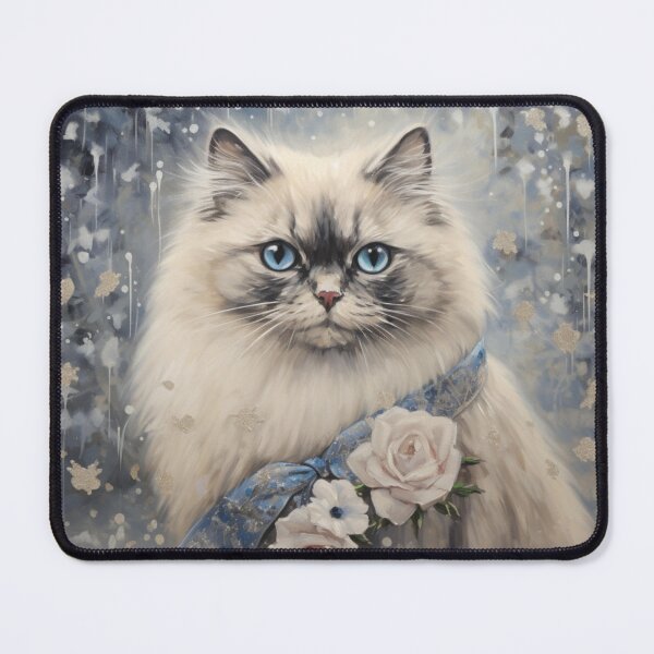 Item preview, Luxe Birman Cat Painting designed and sold by Nocturne  Paws.