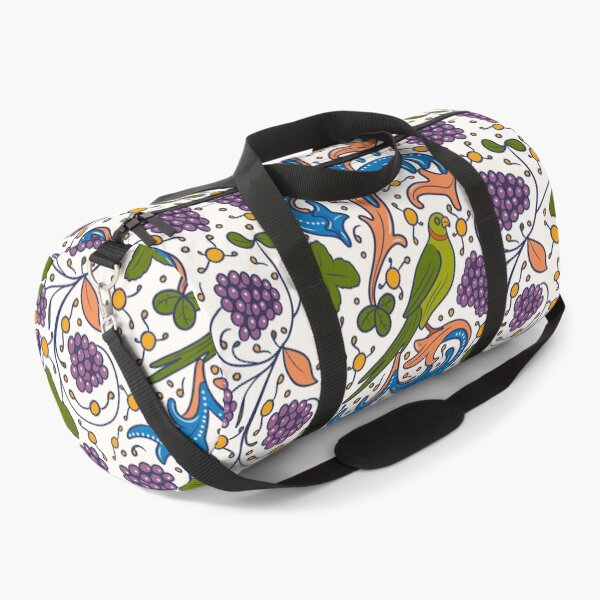Item preview, Colorful Medieval Inspired Lovebird Nature Pattern designed and sold by MariOyama.