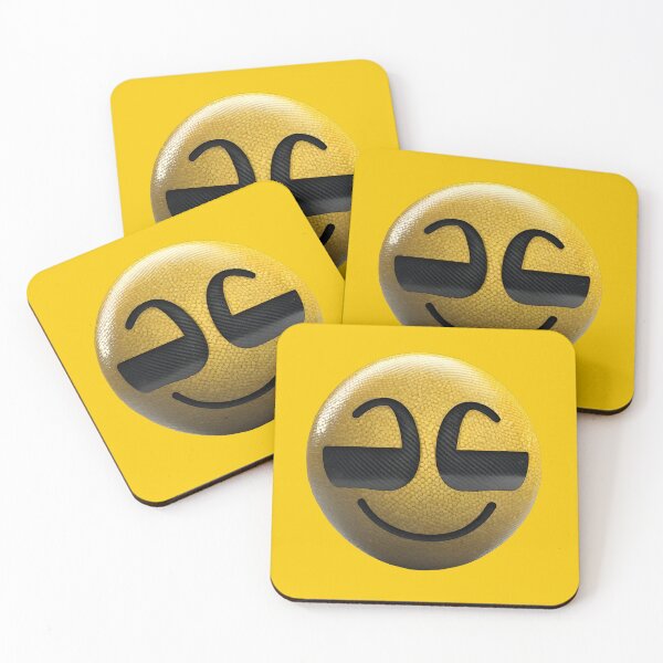 Item preview, Carbon Fibre Black Emoji designed and sold by joyfulcow.