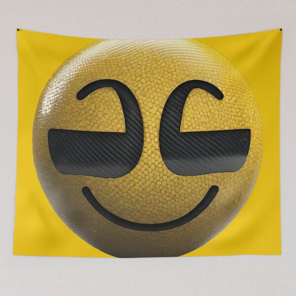 Item preview, Carbon Fibre Black Emoji designed and sold by joyfulcow.