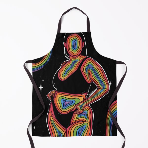 Item preview, Rainbow Trippy Woman Body designed and sold by DelylahCreates.