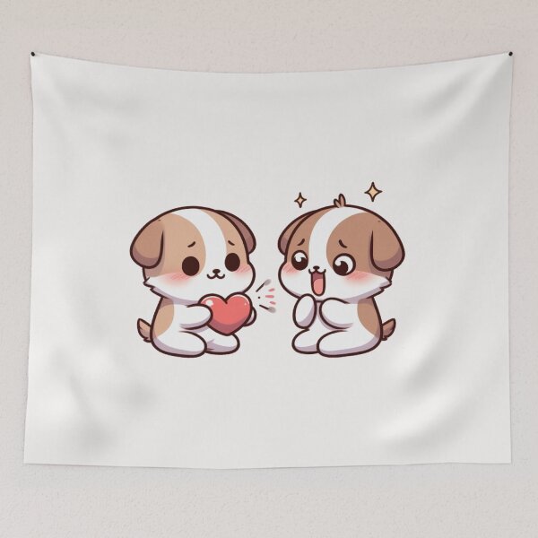 Item preview, Cute Dog Couple designed and sold by LemuellTrends.