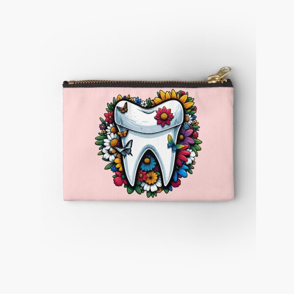 Item preview, Shark Tooth with Flowers designed and sold by ShopiDentistry.