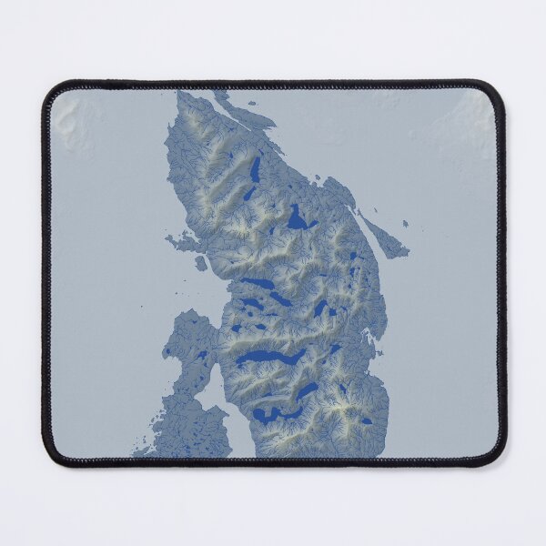 Item preview, Annette Island Reserve Hydrological Map designed and sold by Crypto Tography.