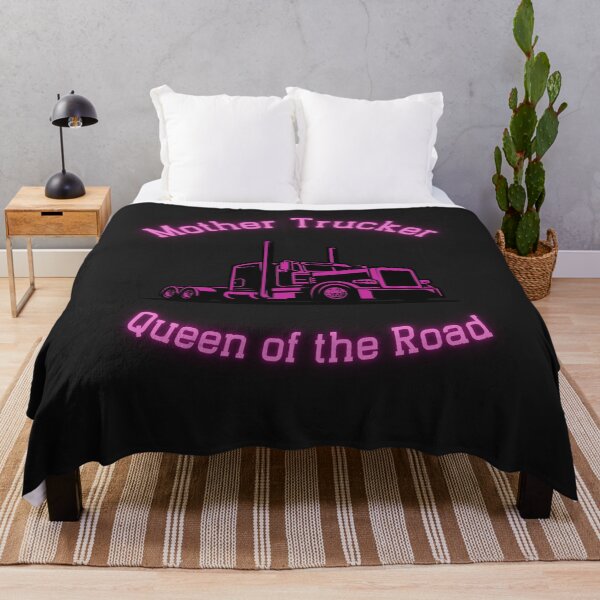 Item preview, Hot Pink "Mother Trucker- Queen of the Road"  designed and sold by DarlingsTees.