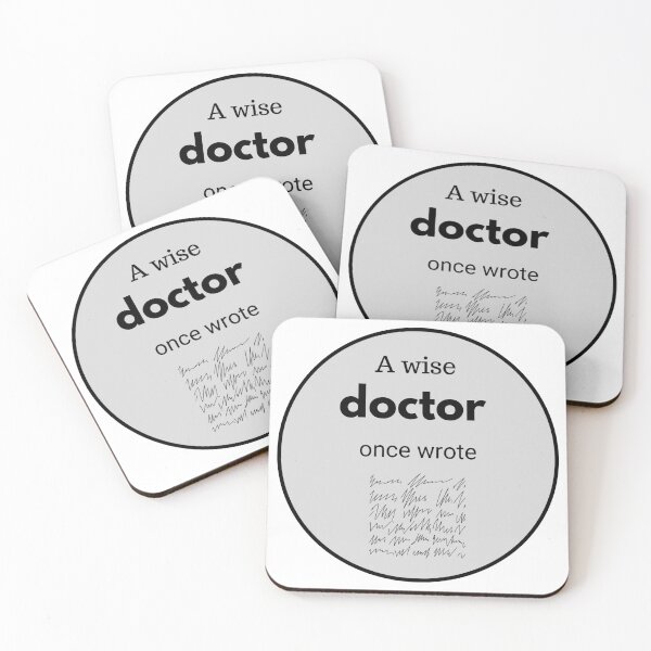 Item preview, A Wise Doctor Once Wrote - Medical Jokes for Doctors and Nurses designed and sold by julyperson.