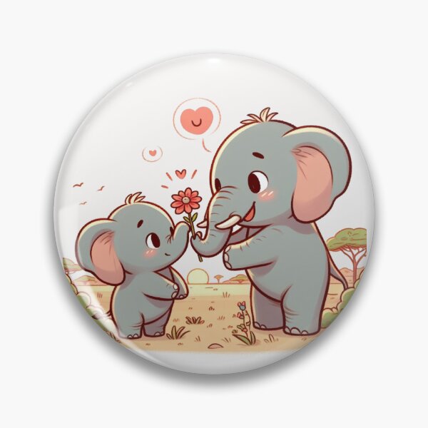 Item preview, Cute Elephant Couple designed and sold by LemuellTrends.