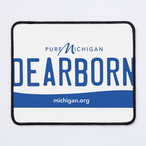 Item preview, Dearborn Michigan License Plate designed and sold by Decal Mania.