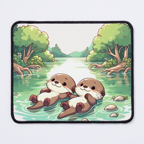 Item preview, Cute Otter Couple designed and sold by LemuellTrends.
