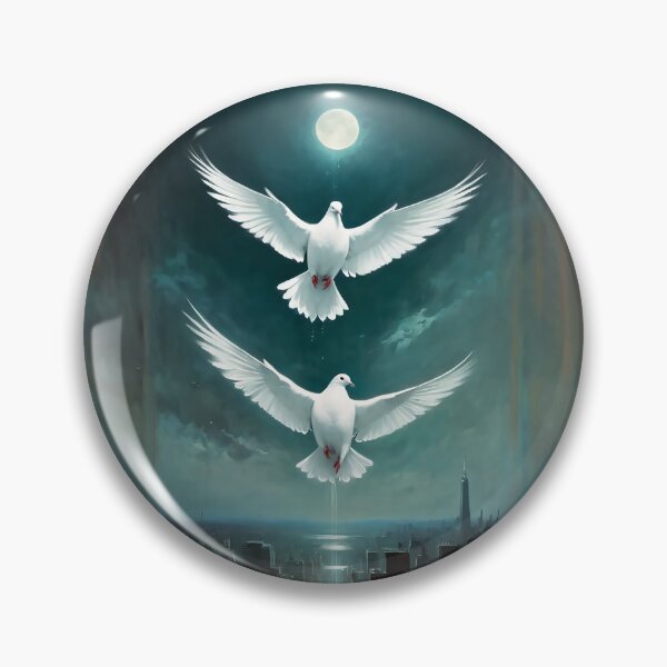 Item preview, White Pigeons, Freedom designed and sold by CrisMor-Art.