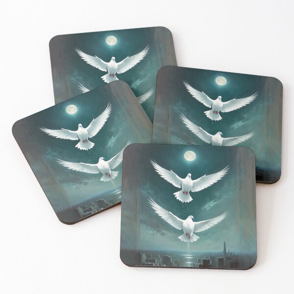 Item preview, White Pigeons, Freedom designed and sold by CrisMor-Art.