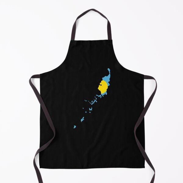 Item preview, Flag Map of Palau designed and sold by feether-store.