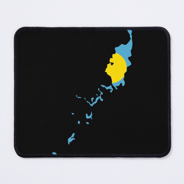 Item preview, Flag Map of Palau designed and sold by feether-store.