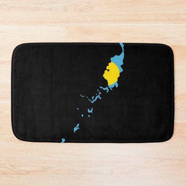Item preview, Flag Map of Palau designed and sold by feether-store.