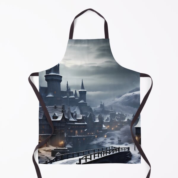 Item preview, Dark Fantasy Medieval Village designed and sold by Design-Illusi0n.