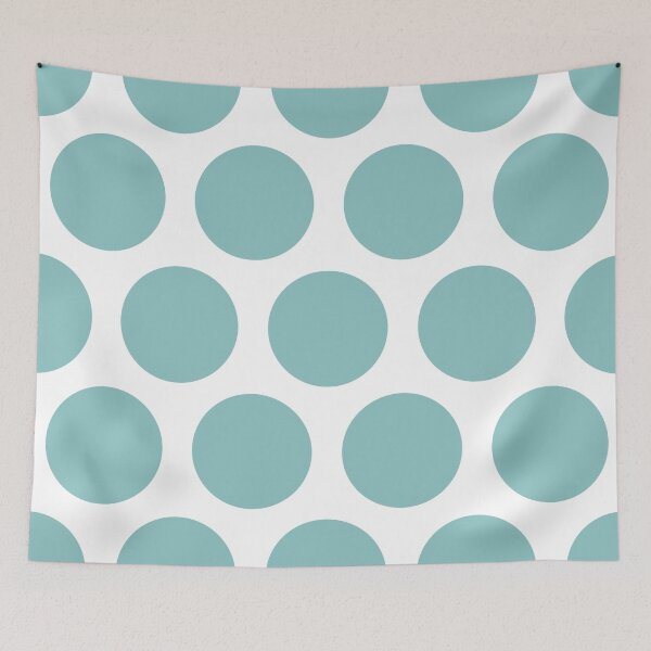 Item preview, Chalky Blue Large Polka Dots designed and sold by Jared Davies.