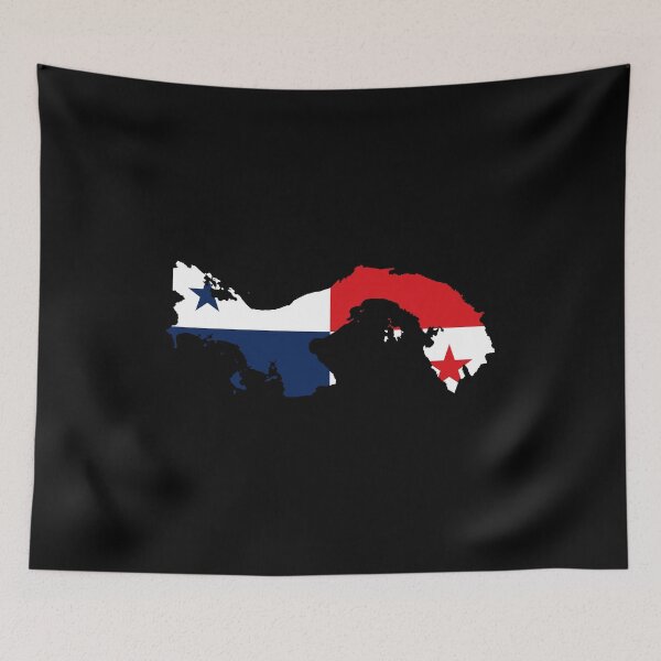Item preview, Flag Map of Panama designed and sold by feether-store.