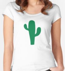 cactus Women's Fitted Scoop T-Shirt