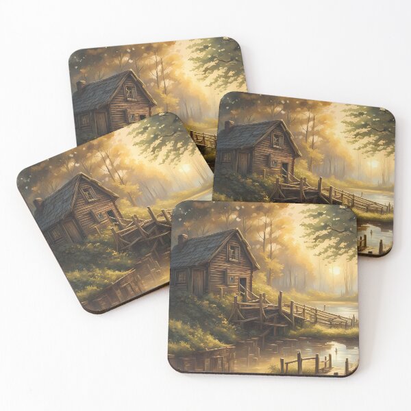 Item preview, House in a Beautiful, Mysterious Forest designed and sold by Design-Illusi0n.