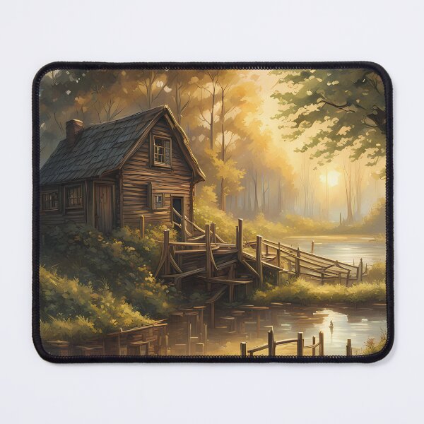 Item preview, House in a Beautiful, Mysterious Forest designed and sold by Design-Illusi0n.