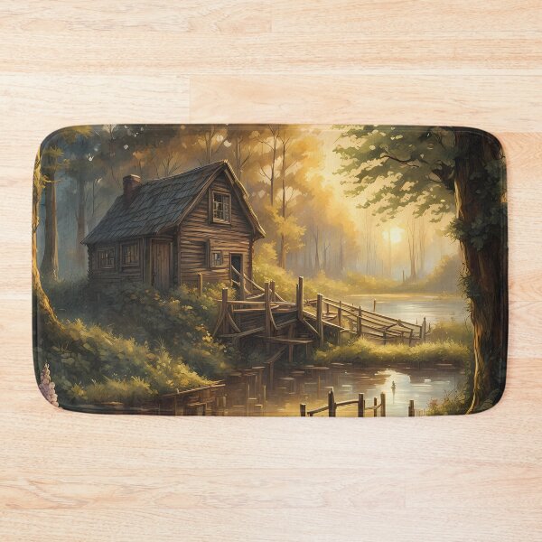 Item preview, House in a Beautiful, Mysterious Forest designed and sold by Design-Illusi0n.