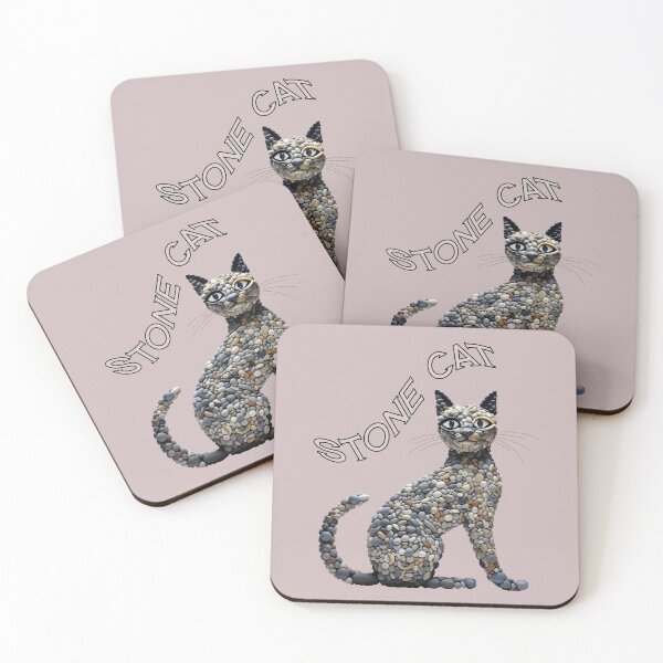 Item preview, Stone cat designed and sold by AlchemyColor.