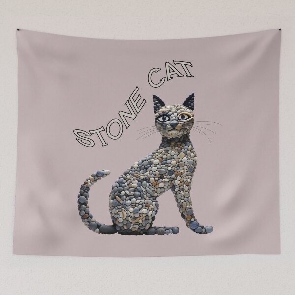 Item preview, Stone cat designed and sold by AlchemyColor.