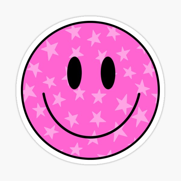Item preview, Pink Star Smiley Face designed and sold by mrheavner.