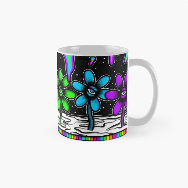 Aperçu de l'œuvre Fleurs arc-en-ciel trippantes créée et vendue par DelylahCreates.