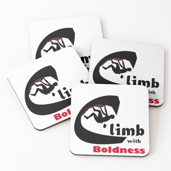 Item preview, Climb With Boldness - Rock Climbing Design designed and sold by My Photo Shop.