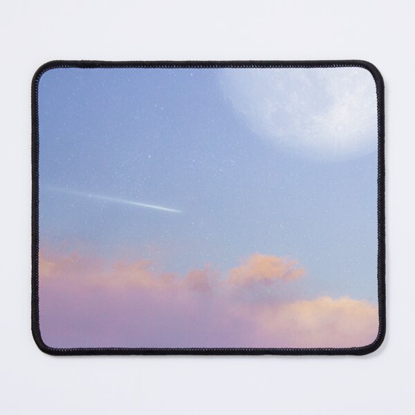 Item preview, Sky: Graceful Moon, Pink Clouds, and a Romantic Meteor Shower Moment designed and sold by JOYM0610.