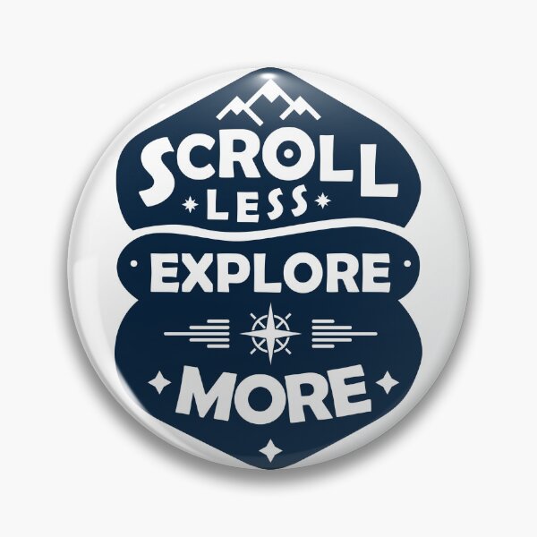 Item preview, Scroll Less, Explore More designed and sold by Nadaillustrada.