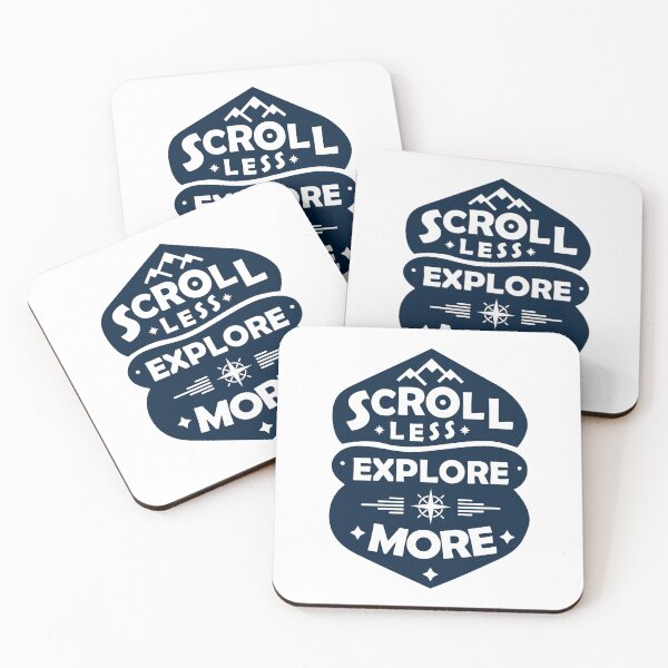 Item preview, Scroll Less, Explore More designed and sold by Nadaillustrada.