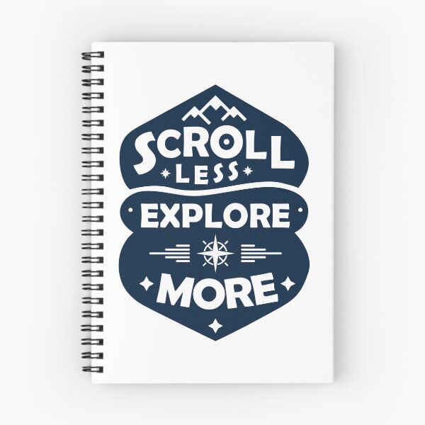 Item preview, Scroll Less, Explore More designed and sold by Nadaillustrada.