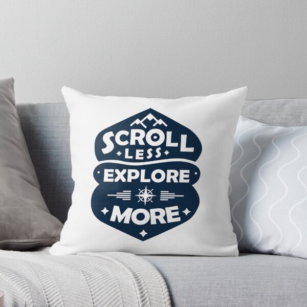 Item preview, Scroll Less, Explore More designed and sold by Nadaillustrada.