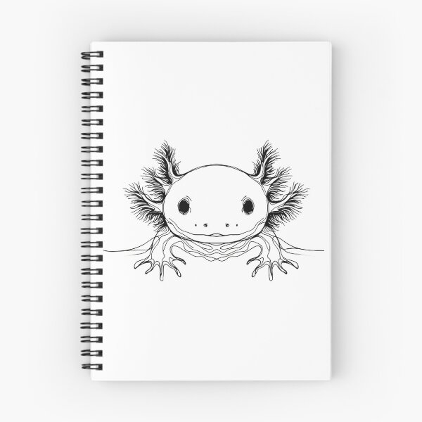 Item preview, Line Art: Axolotl designed and sold by CreativeSparkzz.