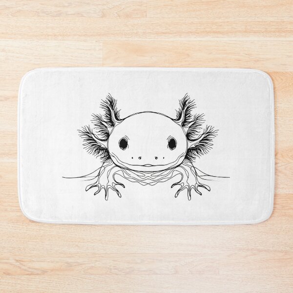 Item preview, Line Art: Axolotl designed and sold by CreativeSparkzz.