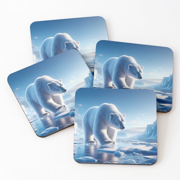 Item preview, WHITE POLAR BEAR designed and sold by TAMAD65.