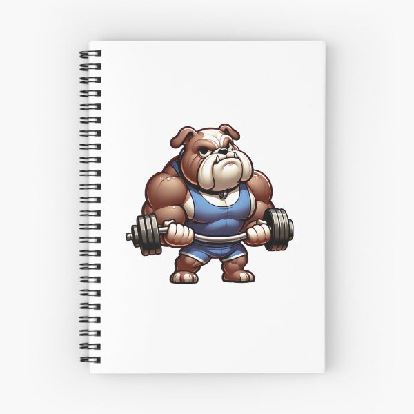 Item preview, Bulldog Power: Weightlifting Dog  designed and sold by creativechaster.