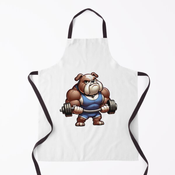 Item preview, Bulldog Power: Weightlifting Dog  designed and sold by creativechaster.