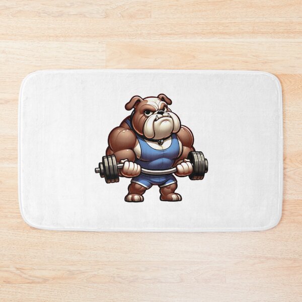 Item preview, Bulldog Power: Weightlifting Dog  designed and sold by creativechaster.