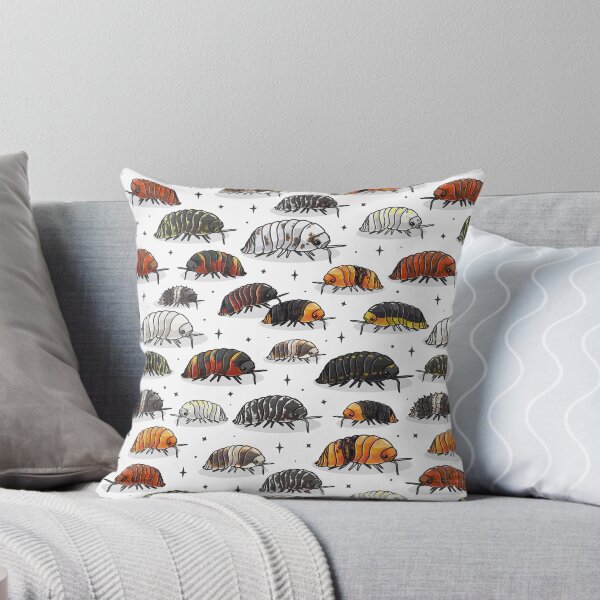 Item preview, Isopod Throw Pillow | Roly Poly | Pill Bug Gift designed and sold by Kompromisss.