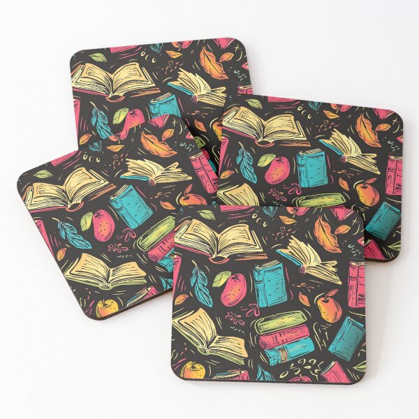 Item preview, Book Aesthetic, Abstract Doodle Books Pattern designed and sold by Desfix.