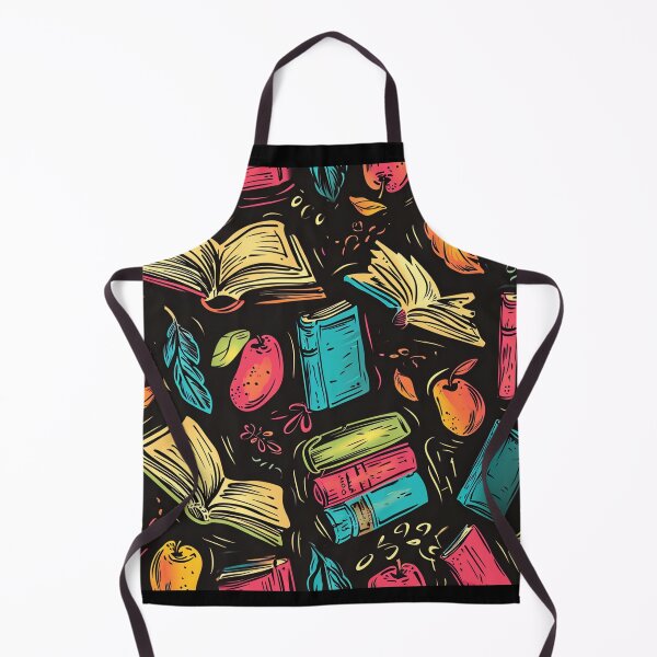 Item preview, Book Aesthetic, Abstract Doodle Books Pattern designed and sold by Desfix.