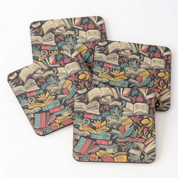 Item preview, Book Aesthetic, Abstract Doodle Books Pattern designed and sold by Desfix.