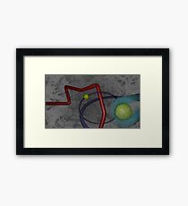 Abstract Tubes Framed Print