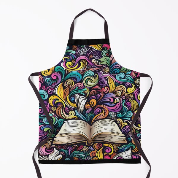 Item preview, Book Aesthetic, Abstract Doodle Books Pattern designed and sold by Desfix.