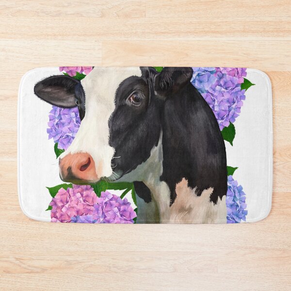 Item preview, Holstein y hortensias designed and sold by Booneb.